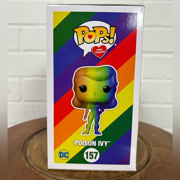 NWT Poison Ivy Rainbow Funko Pop - Picture 4 of 5